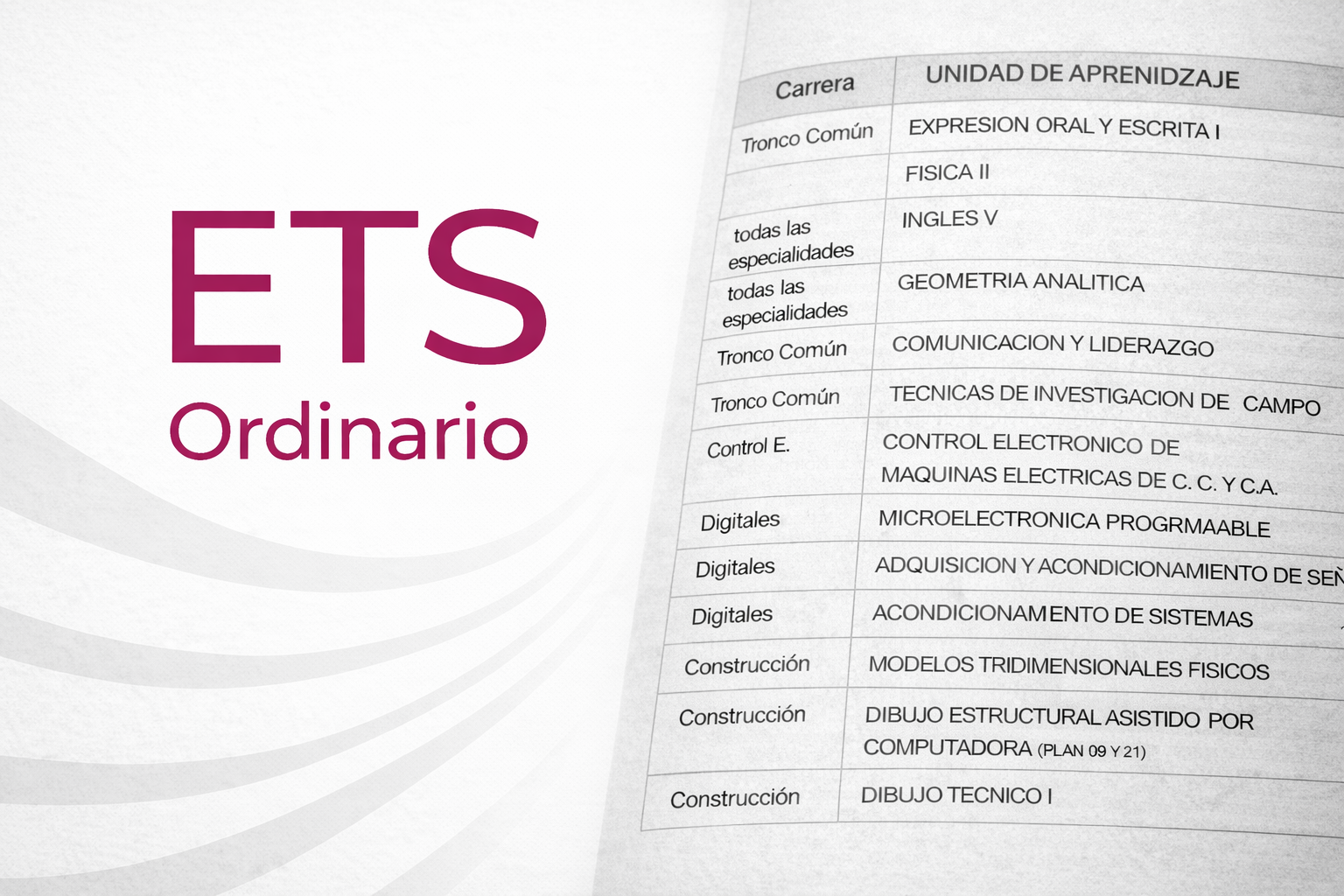 Avisos ETS Ordinario 26-1