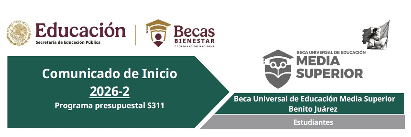 Comunicado de Inicio Beca BJ 2026-2