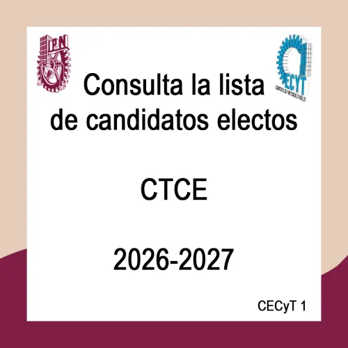 Candidatos Electos CTCE 2026-2027