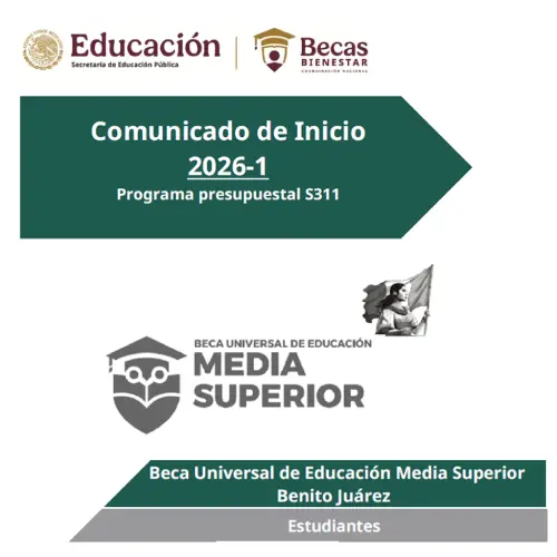 Comunicado Beca Benito Juárez