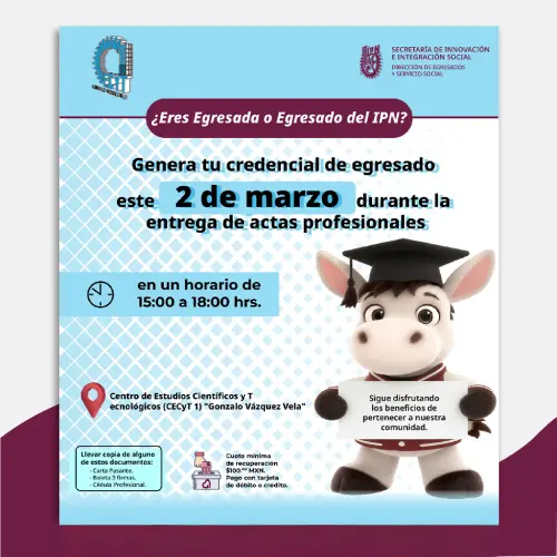 Aviso Credencial Egresados