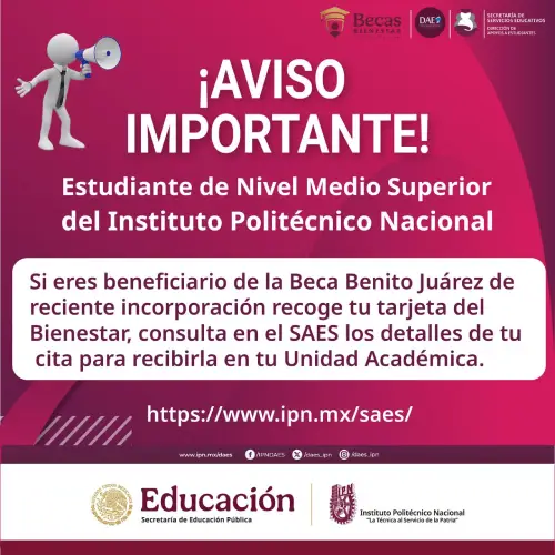 Tarjeta del Bienestar Beca Benito Juárez