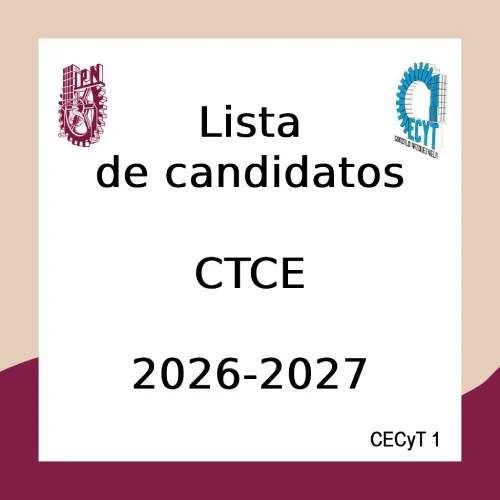 Lista Candidatos CTCE 26-27