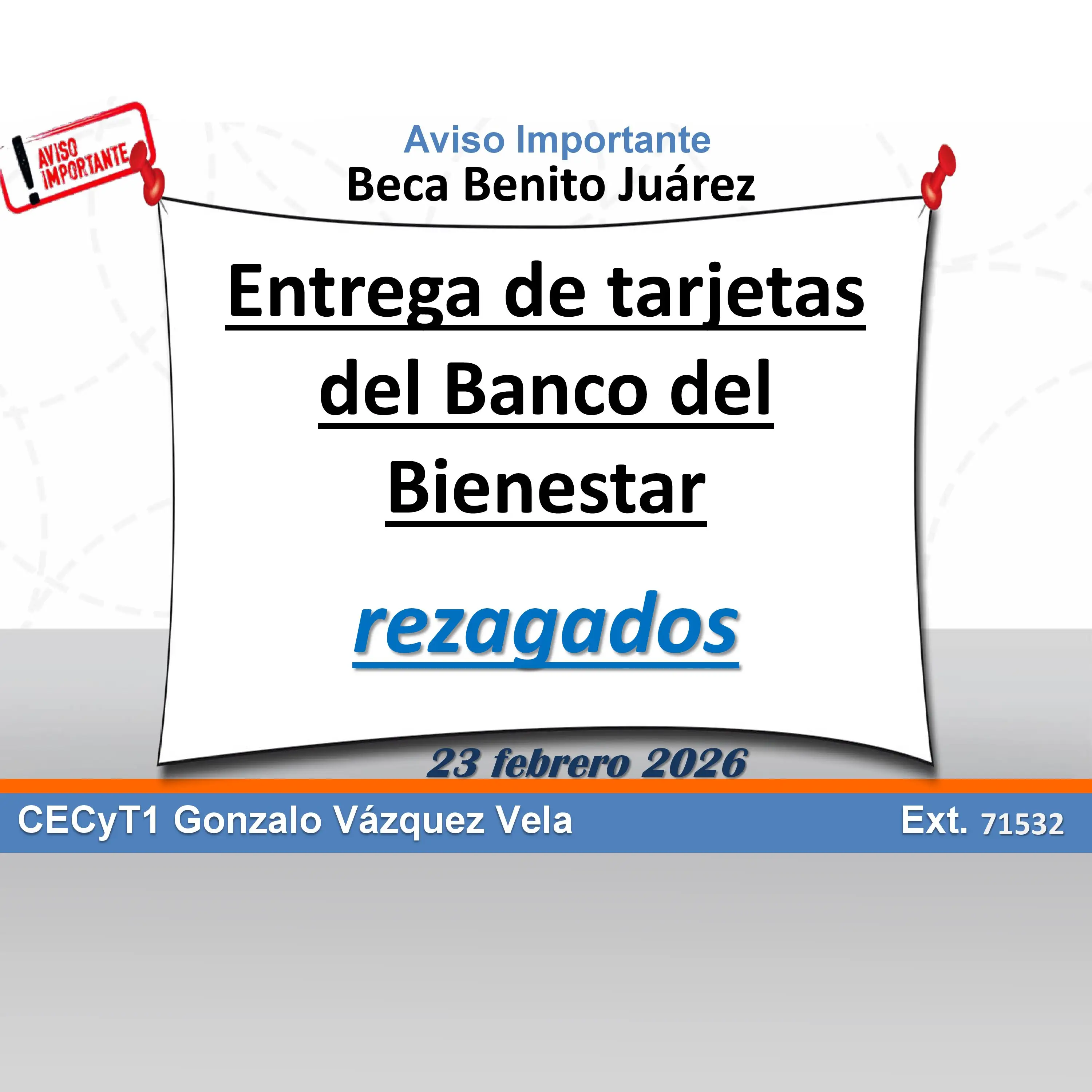 Rezagados becas